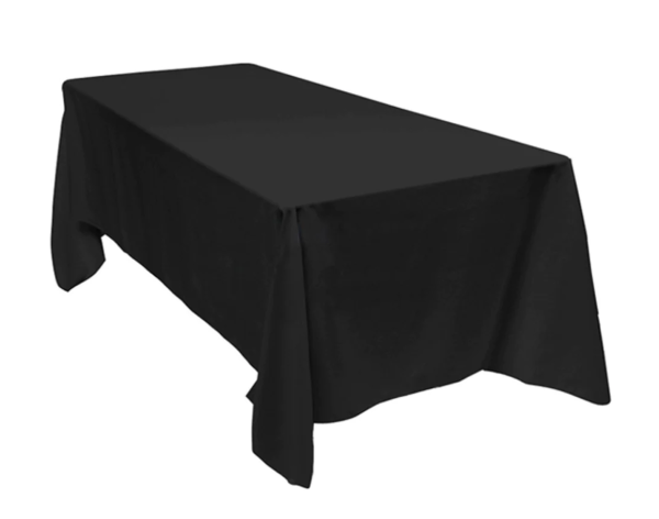 black table cover