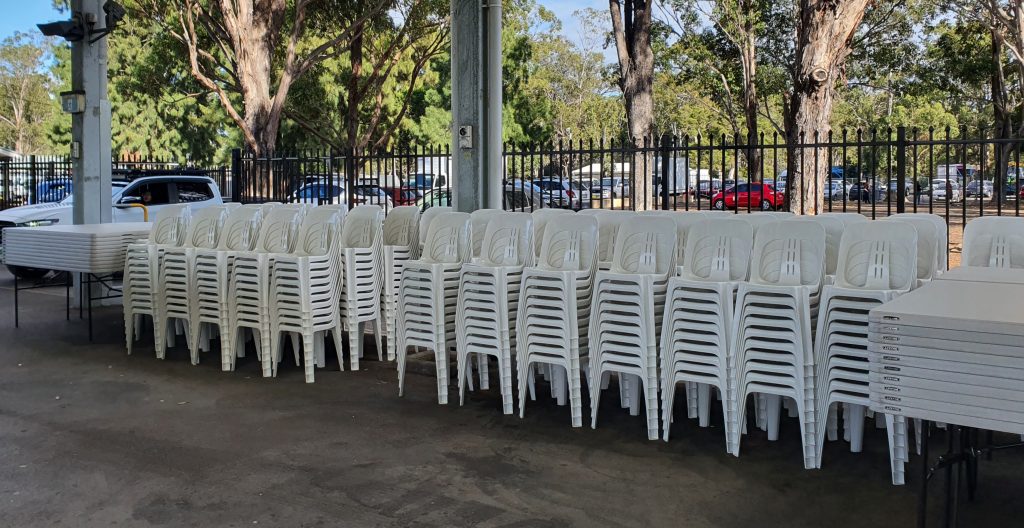 plastic chair hire sydney